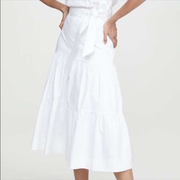 Veronica Beard Trail Dress White Size: L - Picture 3 of 4